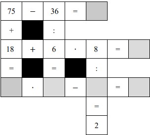 4. osztályos matematika felvételi 1. feladat